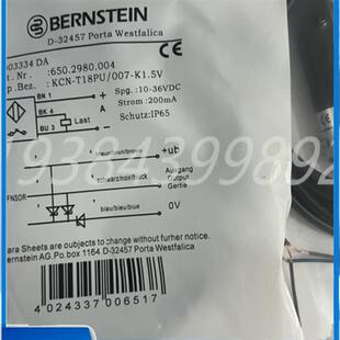 K1.5V 007 实物拍摄传感器 T18PU 全新接近开关KCN