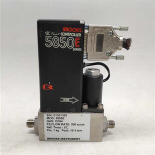 BROOKS布鲁克斯 质量流量计5850E C2H4 200sccm