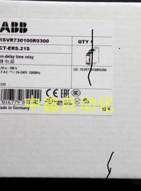 CT-ERS.2三相ABB监视继电器1S0.05s -300h24-240V1SVR730100R0300