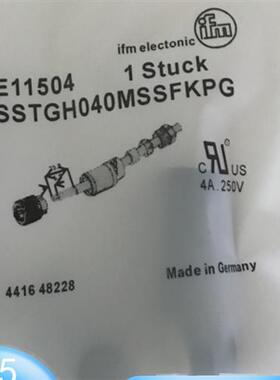 全新 IFM接近开关连接器 E11504 SSTGH040MSSFKPG 连接插头
