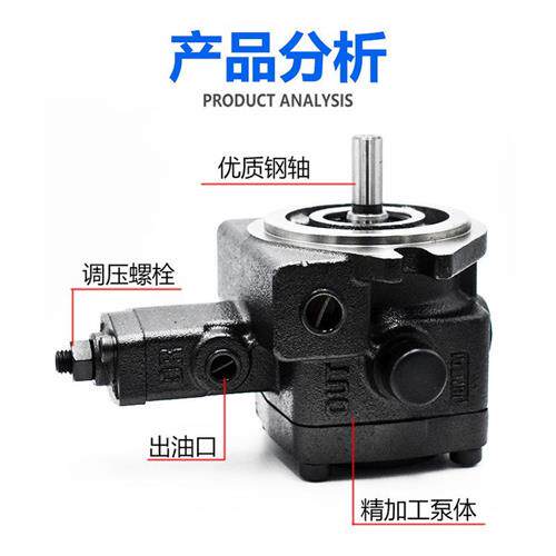 液压叶片泵VP-12F15F20F30F40F低噪音平键齿轮高压变量油泵