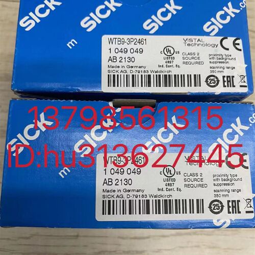 优价Sick 西克传感器 WTB9-3P2461 原装正品