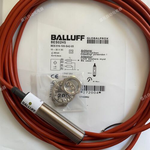 全新 BALLUFF耐高温传感器BES02H5 BES 516-105-SA2-05接近开关