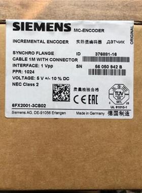 6FX2001-3CB02增量编码器 6FX2001-3CB02工作电压 5V