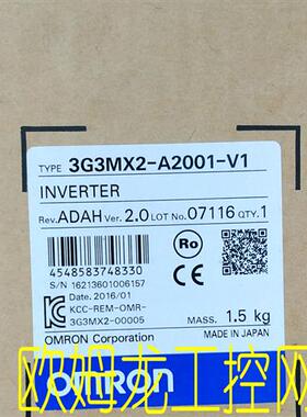 3G3MX2-A2001-V1通用变频器 全新原装未拆封现货