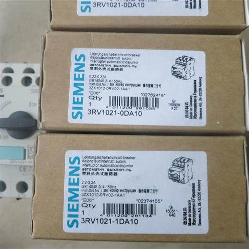 /3RV1021-0DA10 0.22-0.32A马达保护断路器 现货