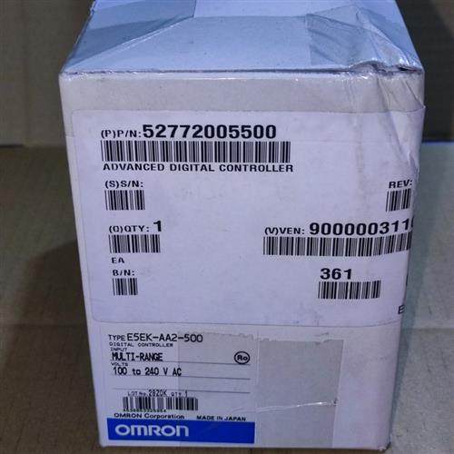 欧姆龙温度调节器 E5EK-AA2-500 全新原包装