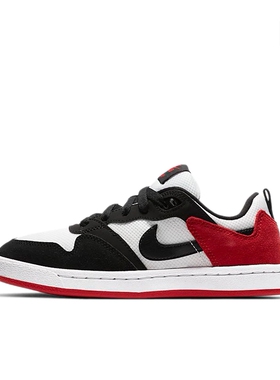 Nike SB AIIeyoop耐克男女子黑脚趾低帮休闲板鞋白黑红CJ0882-104