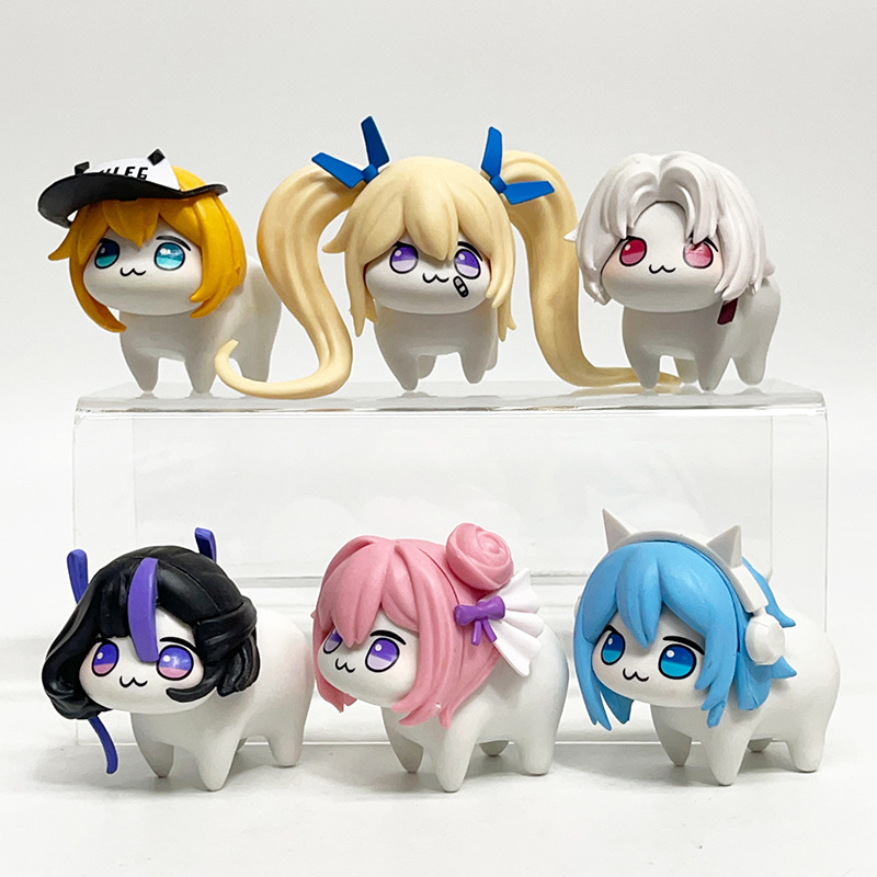 Doro胜利女神桃乐丝Q版手办粉狗游戏手办动漫潮玩娃娃机公仔摆件