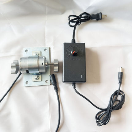 DYCH12V双头振动马达可调速频率50HZ，DC母头和USB接口插线即可用