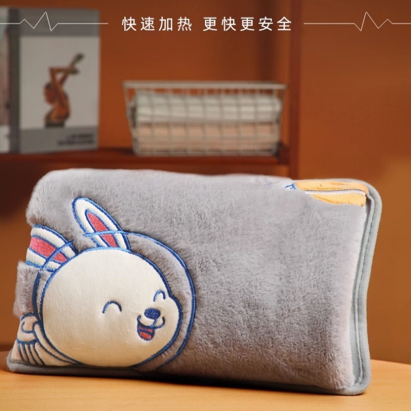 pissa热水袋充电式防爆暖水袋暖宝宝电暖宝女生用暖手宝JS