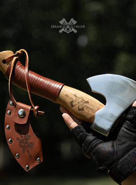 G&B暴躁熊 维京尼曼斧头锻造木工斧锻打劈柴斧户外斧开山斧手斧