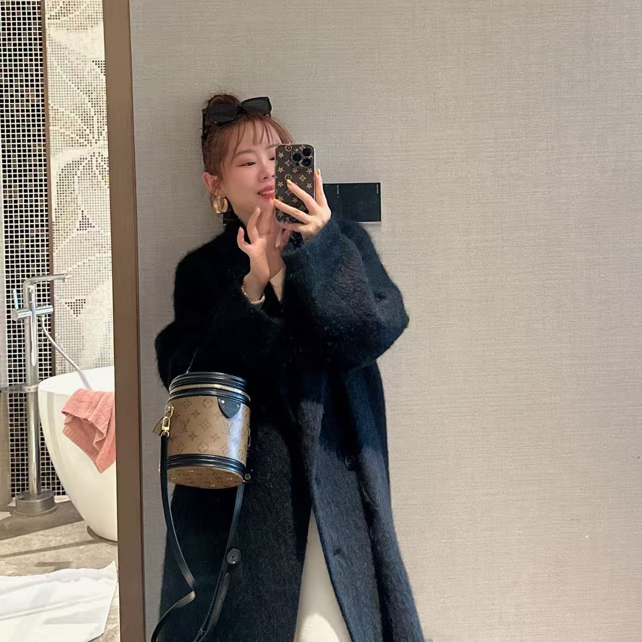 2AH636-BOBOGGZ-1112       100牦牛绒拉毛-大衣-长款