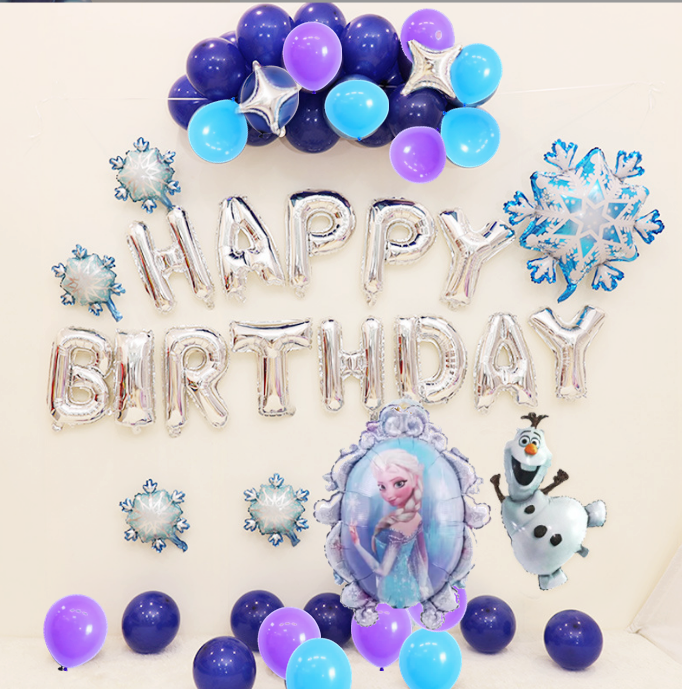 生日气球派对用品电视投屏