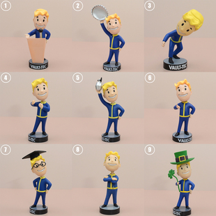 辐射系列游戏周边Fallout手办模型人偶玩具公仔Vault Boy摆件可动