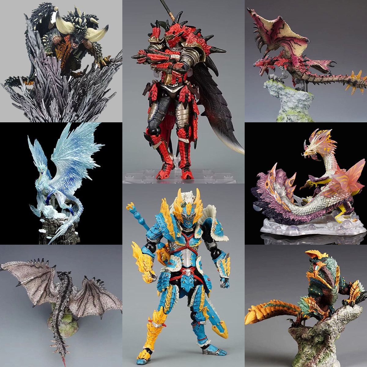 怪物猎人手办周边雷狼龙雄火龙装 CAPCOM CFB 摆件景品玩具现货