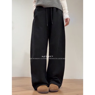 纯棉运动裤 桃桃家 超修饰腿型显瘦卫裤 秋冬必入 1048 一条难求