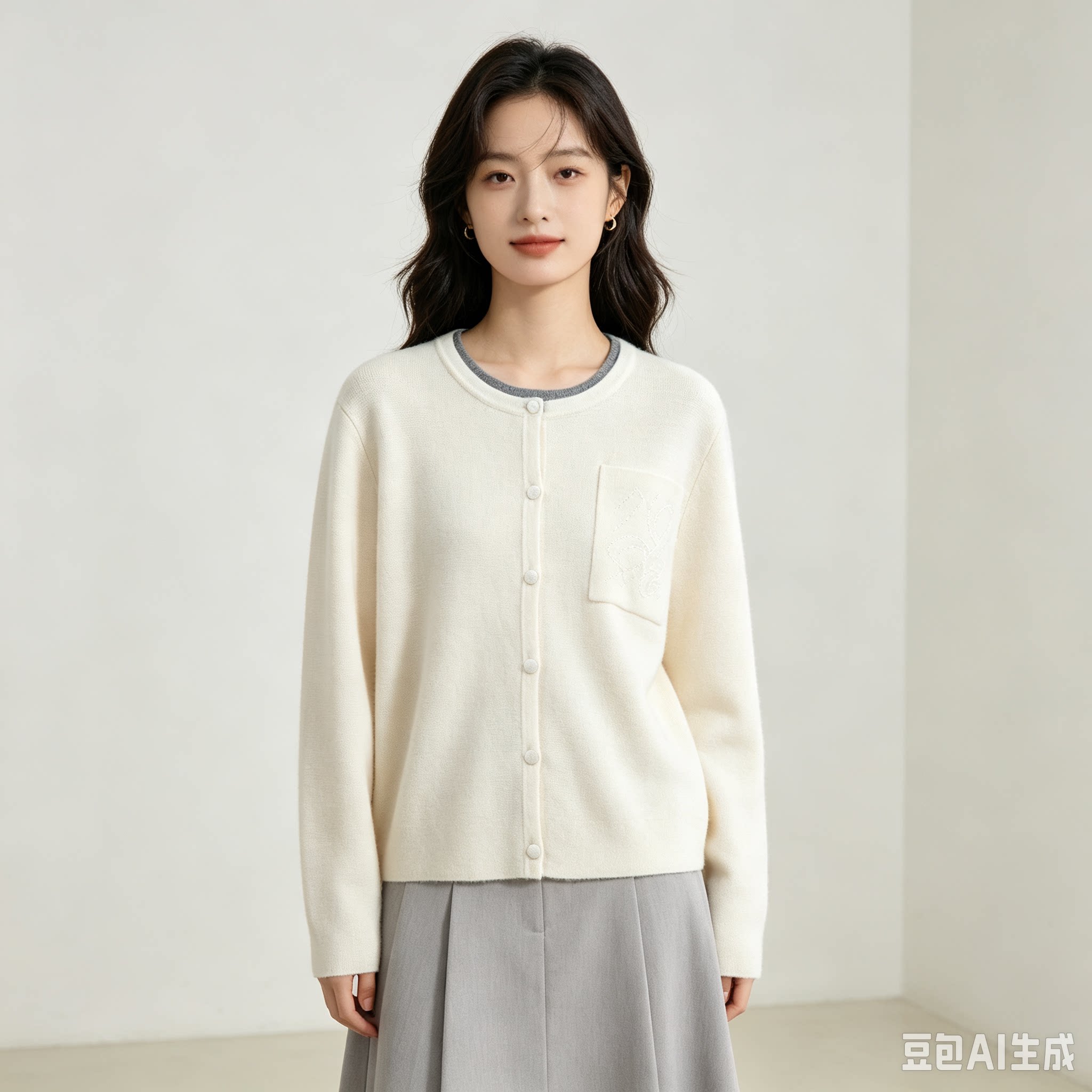 480克新款100%纯山羊绒女羊绒衫