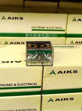 原装AIKS爱克斯中间继电器ARL4F-P焊接式焊线路板DC24V11脚10A