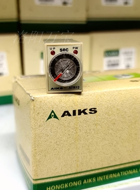 原装AIKS爱克斯时间继电器控制器ATR12-A2 0-30S DC24V sec 8脚
