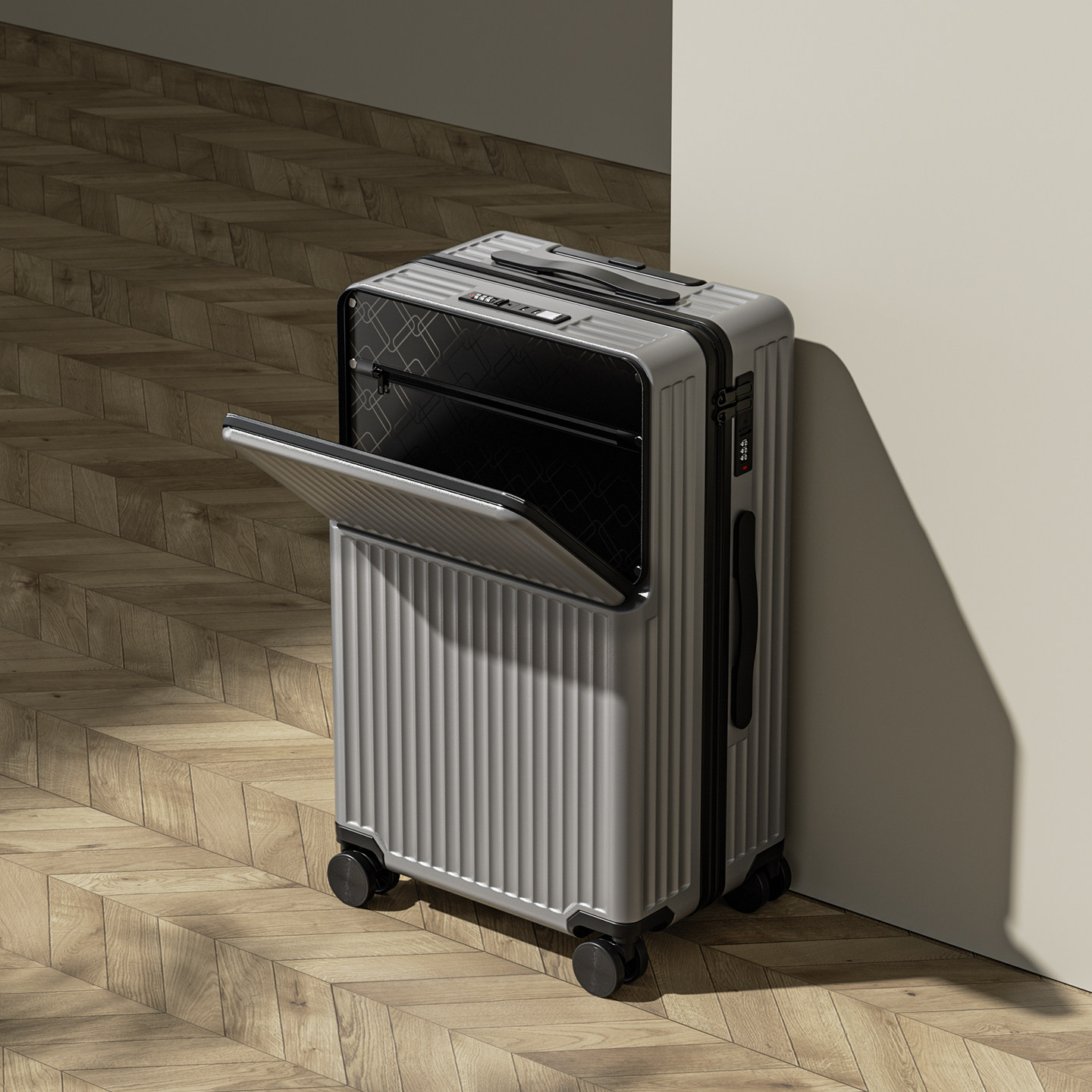 新款前开口行李箱24多功能拉杆箱小型20寸可登机旅行箱密码箱男女,箱包皮具/热销女包/男包,旅行箱,淘宝优惠券,粉丝福利购,淘宝优惠卷