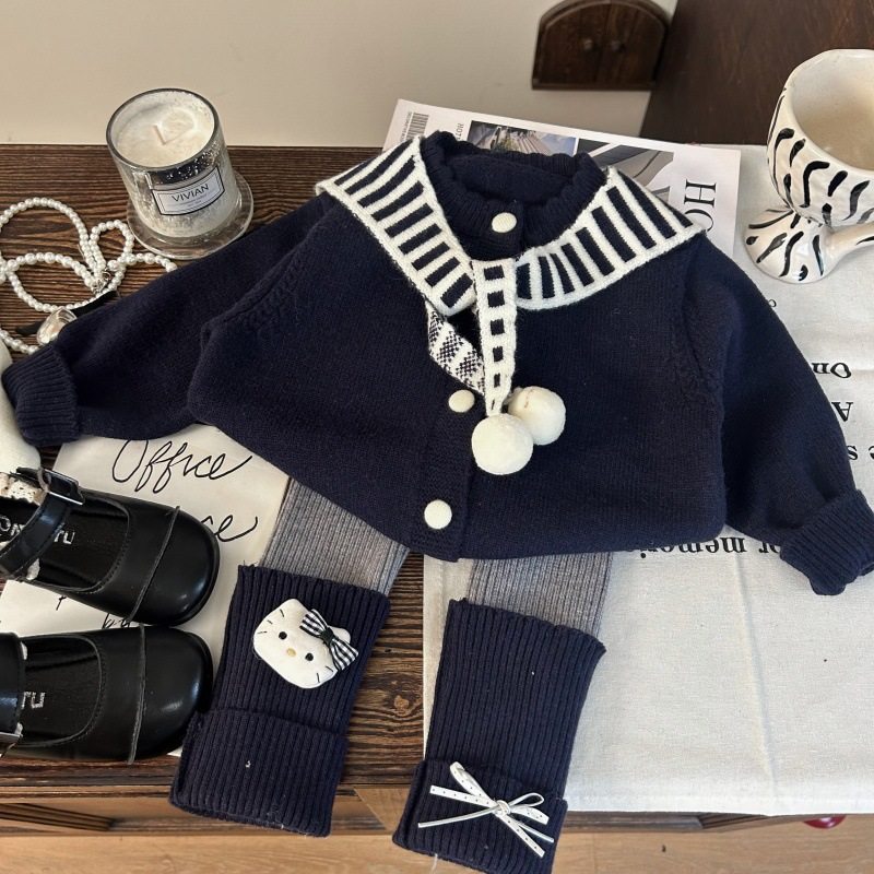韩版童装秋装女童两件套