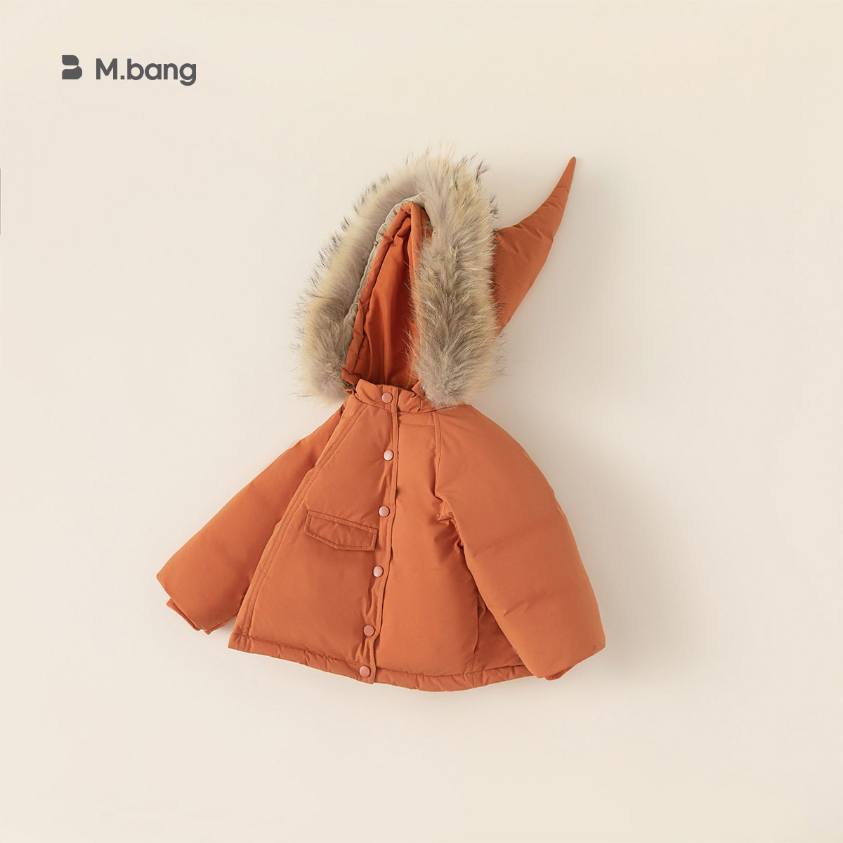 宥宝童装冬款羽绒服女童