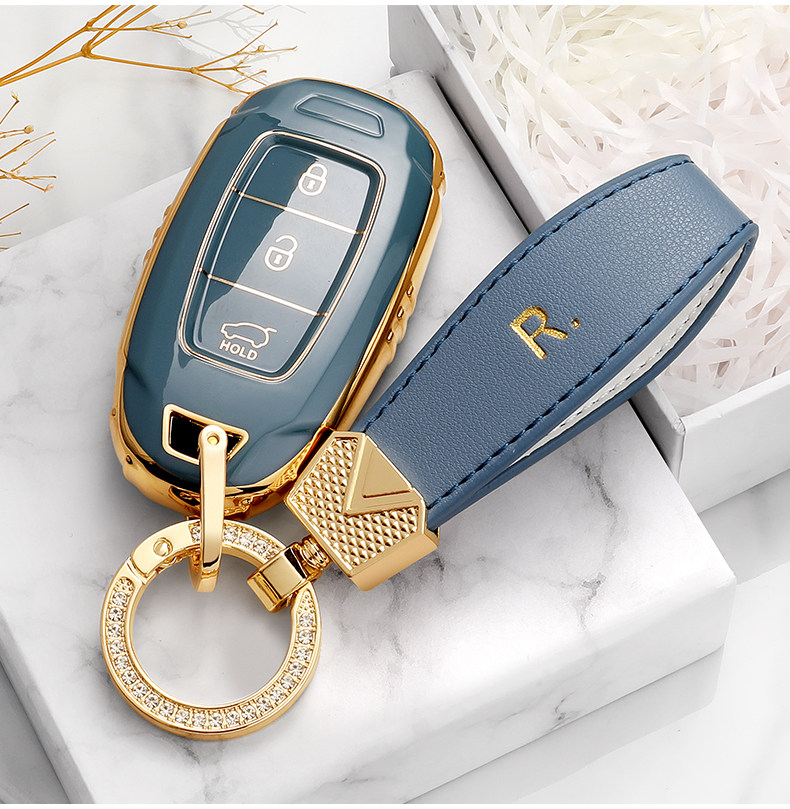 2021款现代名图钥匙套全新一代名图1.8l车钥匙包时尚壳个性扣女士