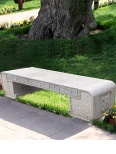 户外石凳石椅石桌石凳长条石凳户外公园别墅园林花岗岩青石可定制