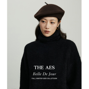 安上THE AES｜雍容静谧 经典千金富家女 书写隽永经典羊毛贝雷帽