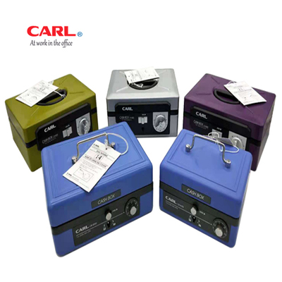 日本咖路CARL CB-8100/保险箱小型防火 防盗手提证件卡片居家办公