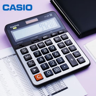 卡西欧（CASIO） 台式会计财务计算器大号太阳能电子商务办公用