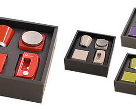 日本咖路CARL DP-3500炫色系列礼盒套装 红色紫色米色绿色