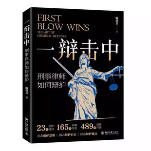 正版一辩击中 刑事律师如何辩护 陈洪兵 北京大学出版社 刑事律师如何辩护基础参考阅读教材教程书籍
