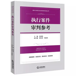 执行案件审判参考 单国钧 新时代跨区划法院探索实践丛书 社 深度调研报告前沿学术理论及制度机制探索教材教程书籍 法律出版 正版