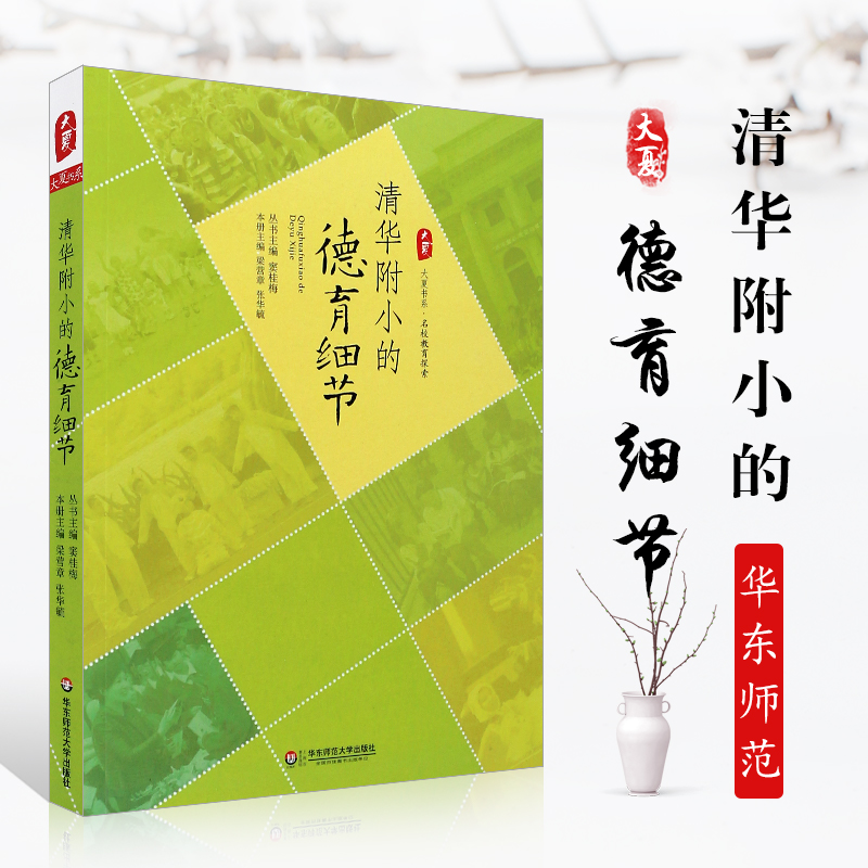 正版清华附小的德育细节 大夏书系名家教育探索 窦桂梅著 教育智慧和艺术 华东师范大学出版社 教育案例集参考教材教程书籍