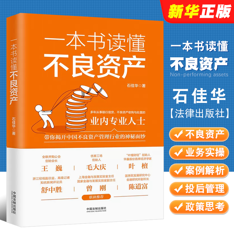 正版一本书读懂不良资产 法律出版社 不良资产行业运作方式 不良资产业务实操案例解析原理 不良资产司法实务法律参考书籍