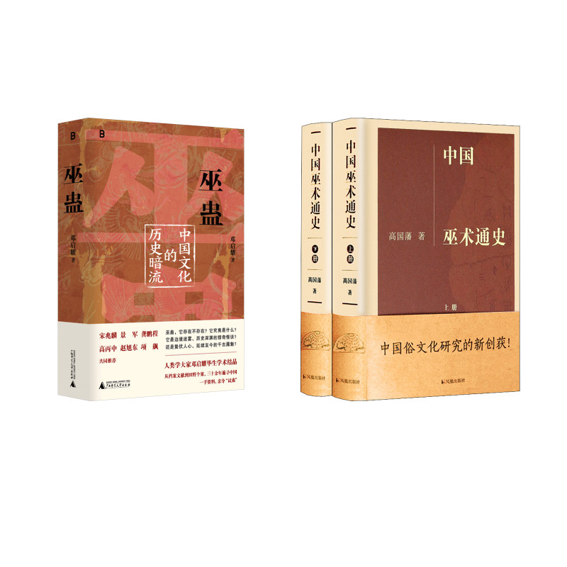 正版全套2册 巫蛊 中国文化的历史暗流 中国巫术通史 广西师范大学出版社 邓启耀 著 文轩书籍