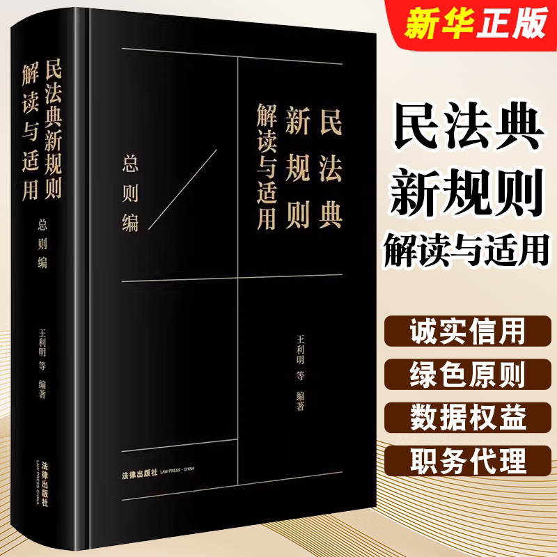民法典新规则解读与适用总则编