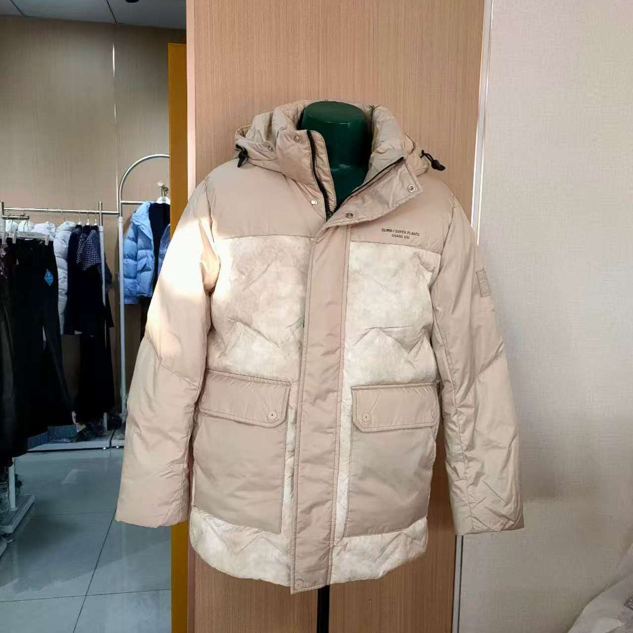 森马男款羽绒外套冬季宽松连帽防风外套男士加厚冬装保暖羽绒服