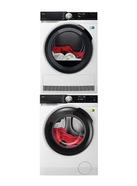 AEG洗烘套装11KG洗衣机L8+T8大容量热泵烘干LF8506S8V+T859160B