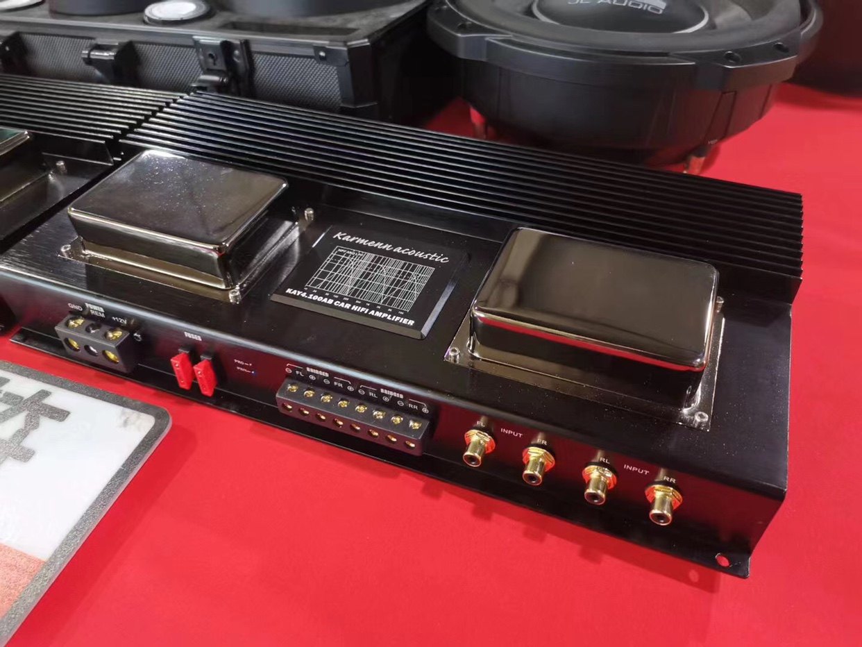 德国卡文 karmenn  kay100.4 四路功放 汽车音响改装升级 ab类