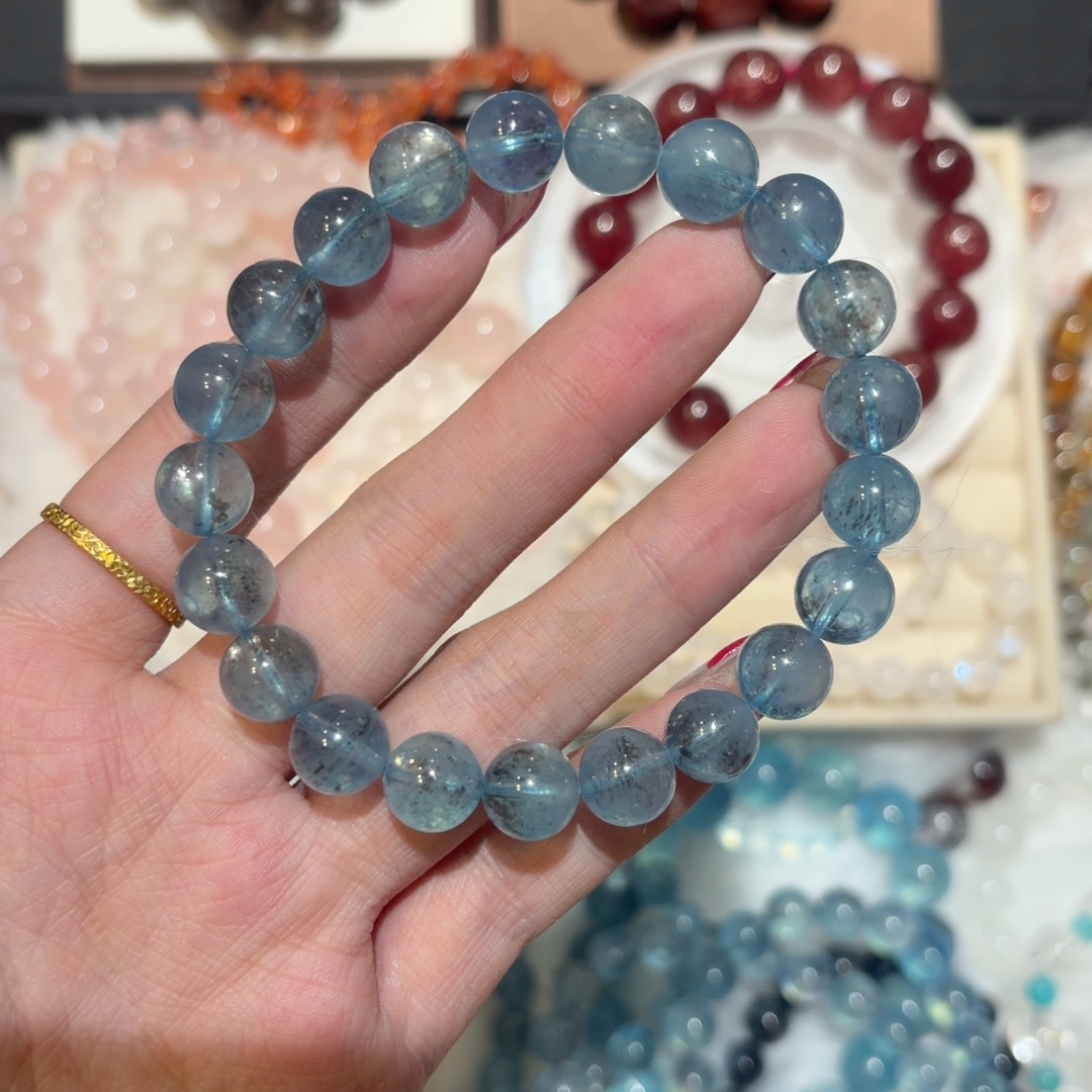 冰透海蓝宝黑爆闪小毕业级稀有料,饰品/流行首饰/时尚饰品新,手饰/手串,淘宝优惠券,粉丝福利购,淘宝优惠卷