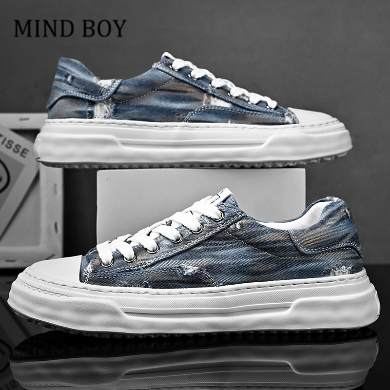 MINDBOY2025新款头层猪皮板鞋
