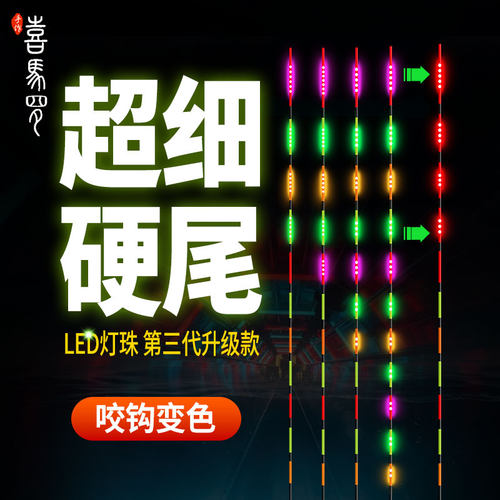 纳米材质硬尾鲫鱼LED户外运动