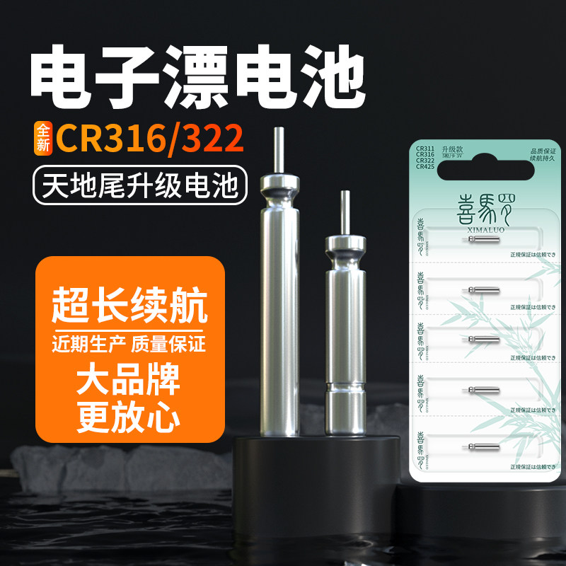 夜光漂电池2系鱼漂通用CR31浮漂
