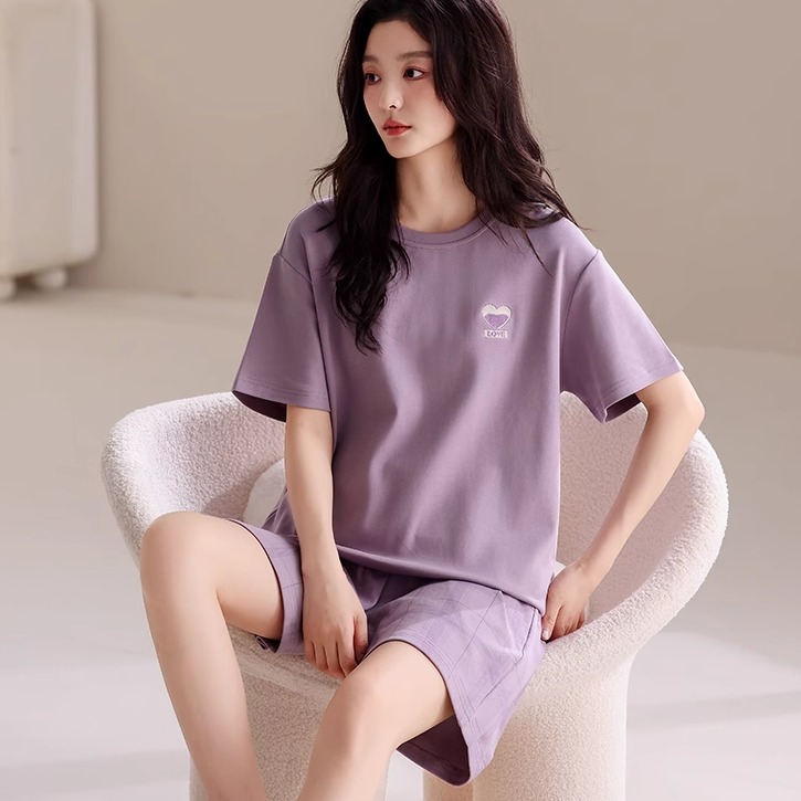 2025新款女士夏季短袖睡衣