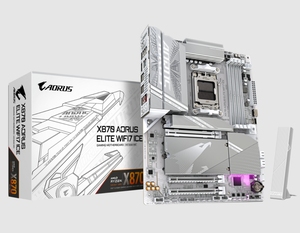 技嘉x870 aorus elite wifi7 ice冰雕主板am5支持7800x 9950xcpu