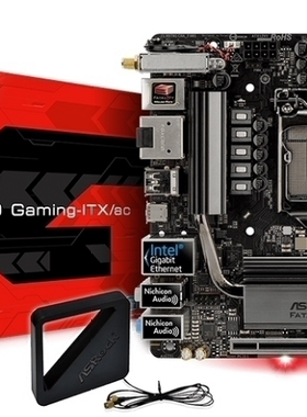 华擎Z370 Gaming-ITX/ac主板1151支持i38300i58600i78700支持雷电