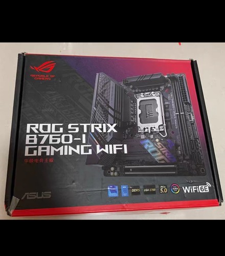 华硕ROG STRIX B760i GAMING WIFI d5 主板1700支持12/13/14代cpu